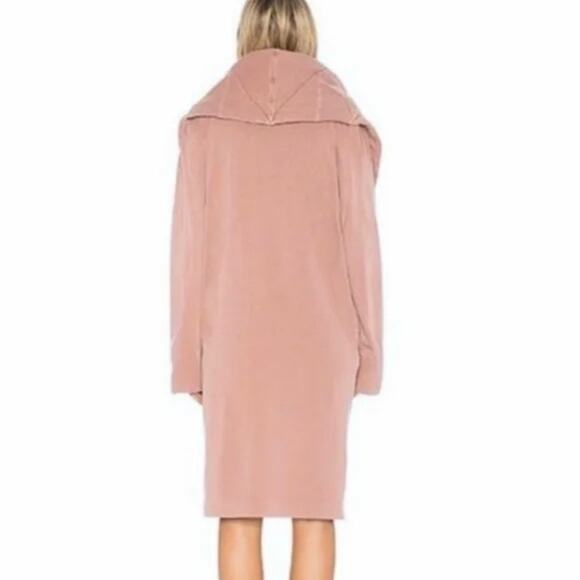 Young Fabulous & Broke Sandrine Dusty Pink Quilted Cardigan Coat SZ M/L - Picture 3 of 11